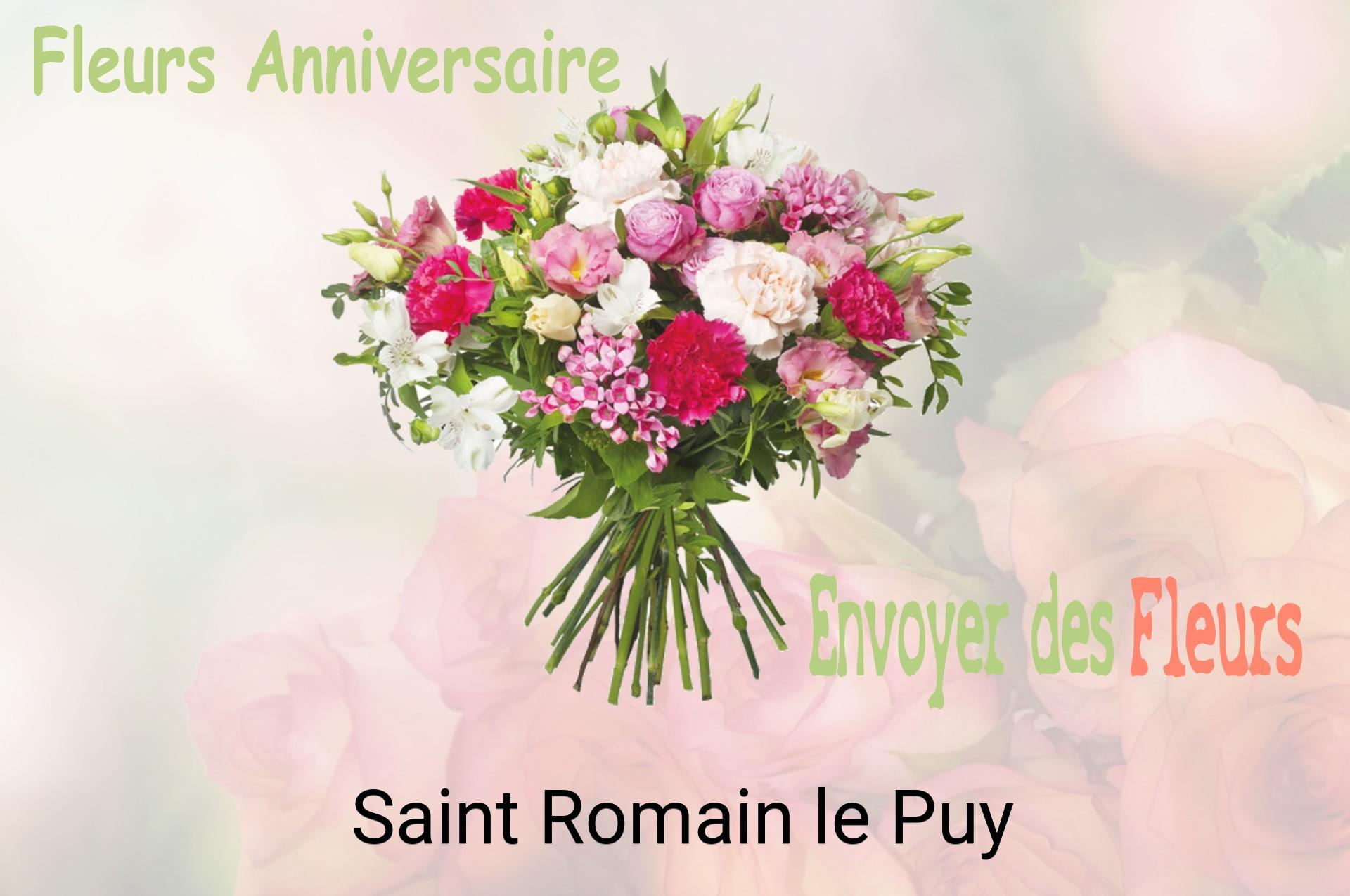 Bouquet de fleurs d’anniversaire livré à Saint-Romain-le-Puy