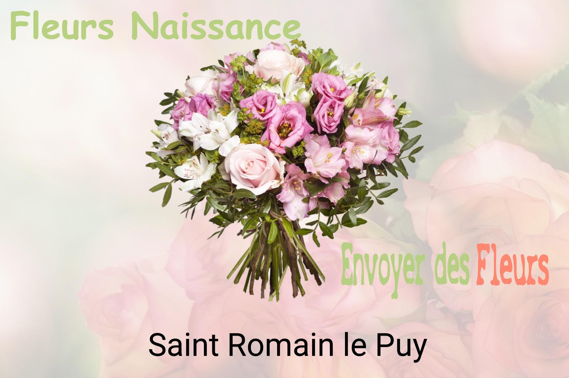 Bouquet de fleurs de naissance livré à Saint-Romain-le-Puy