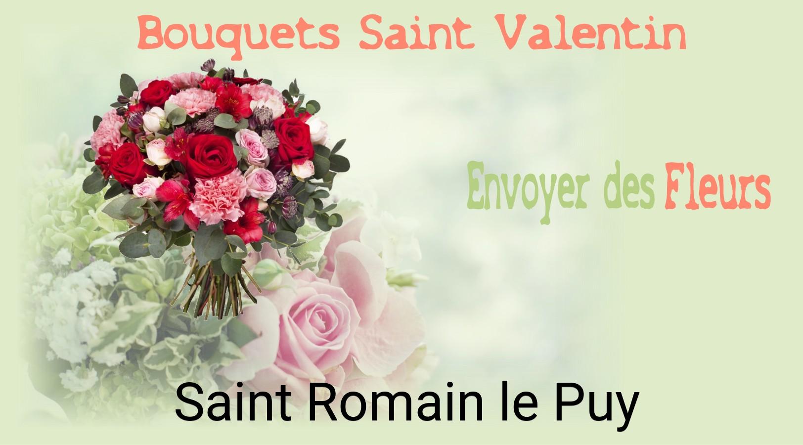 Roses de Saint-Valentin livrées à Saint-Romain-le-Puy